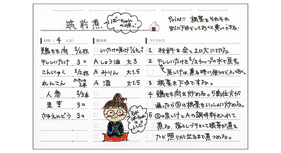 キッチン文具研究会 わたしレシピ 和 セレクトアイテム 山櫻 Soreal ソレアル