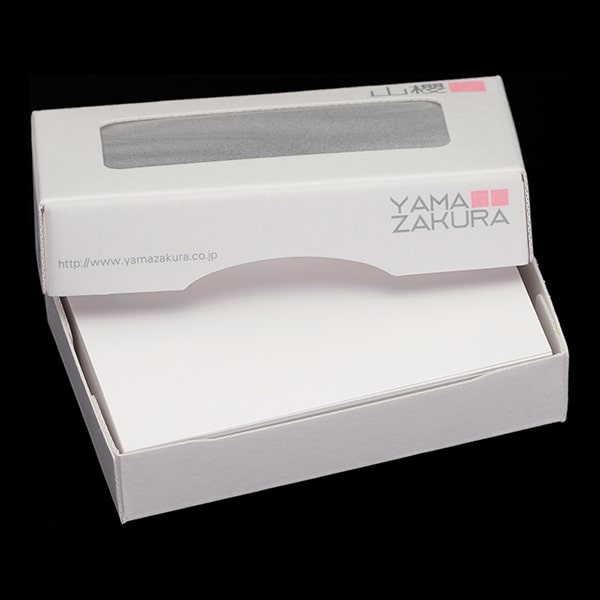 名刺 4号 雪(アート紙) 薄口