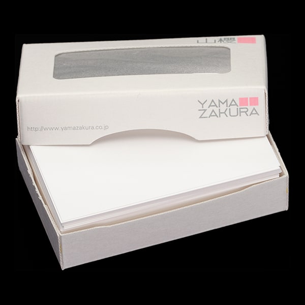 名刺 4号 国産材ホワイトCoC ☆