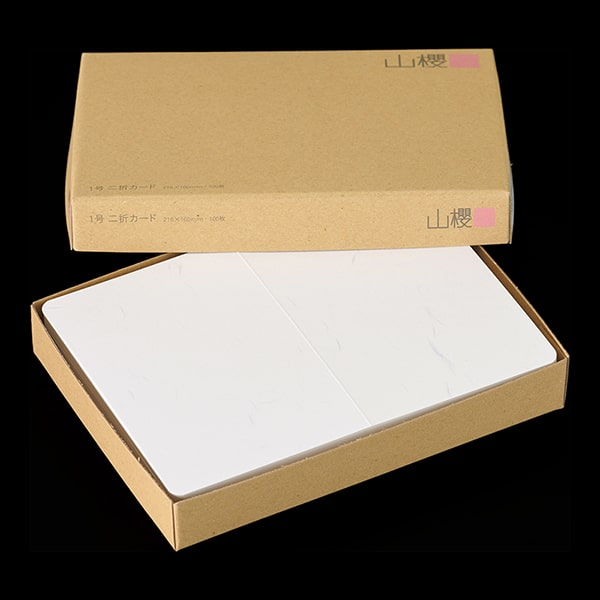 1号 カド丸 二折カード 大礼紙(片面)CoC ☆