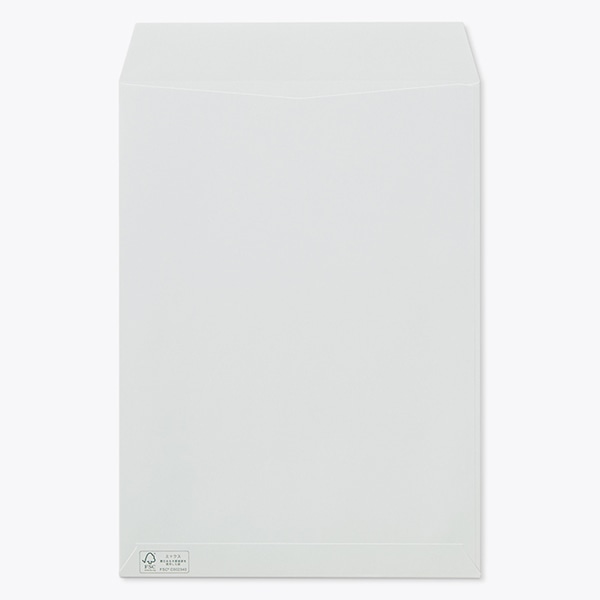 封筒 角2 スミ貼 森林認証Kスカイ 85 マーク入 〒枠ナシ ☆