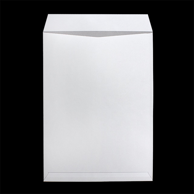 封筒 角2 スミ貼 撥水ケントCoC 100 裏地紋(墨) 〒枠ナシ ☆