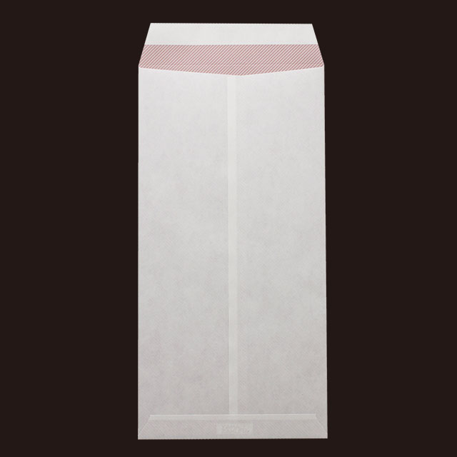 封筒 長3 窓付 中貼 ホワイト R40 CoC 70 裏地紋(茶) 〒枠ナシ A8522 ☆