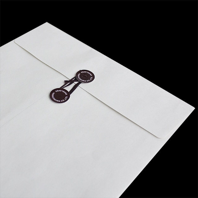 封筒 角2 保存袋 ホワイト R40 CoC 120 〒枠ナシ ☆