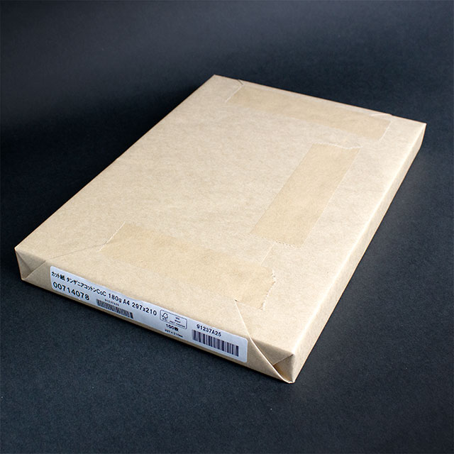 カット紙 タンザニアコットン CoC 180g/u <A4> ☆