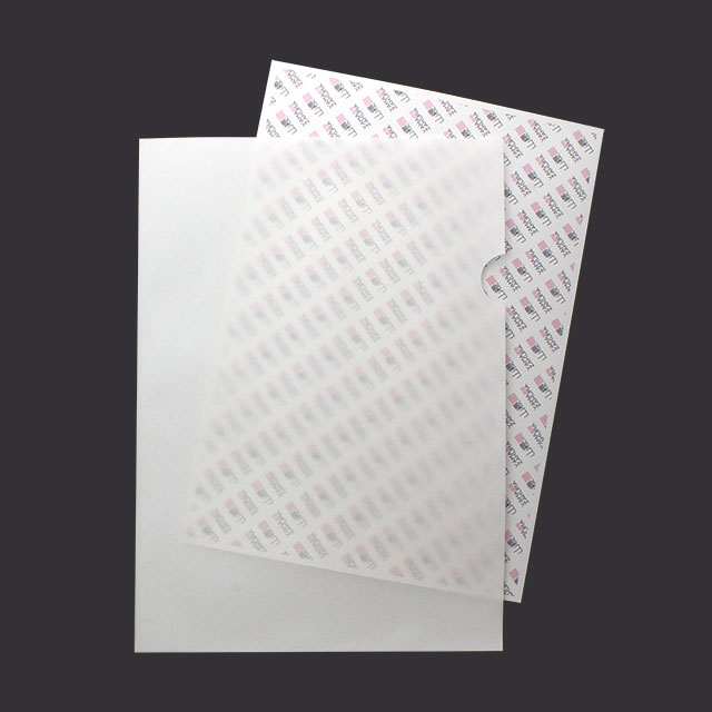 紙製クリアファイルCoC A5用(片面半透明) ☆