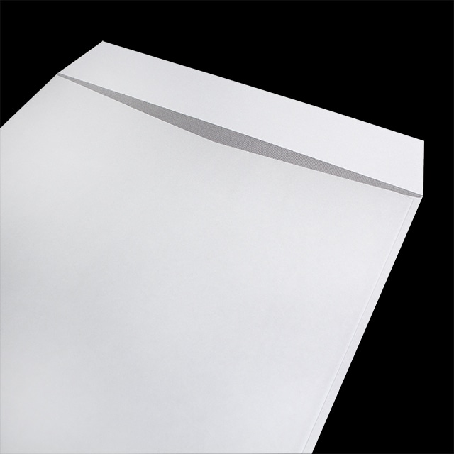 封筒 角2 スミ貼 撥水ケントCoC 100 裏地紋(墨) 〒枠ナシ ☆