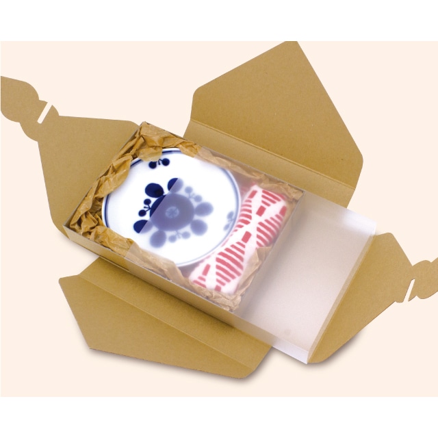 furoshiki hako ドット 桃色