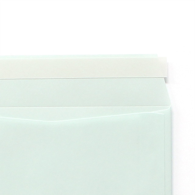 長3 スミ貼 KミズイロCoC 70 スラット 〒枠入 ☆ の封筒印刷