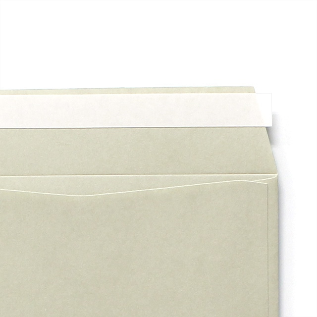 長3 スミ貼 KグレイCoC 70 スラット 〒枠入 ☆ の封筒印刷