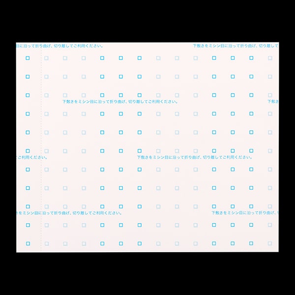 複写式領収証 小切手サイズ 2面付 文字入 黄 RC-2054-CoC ☆