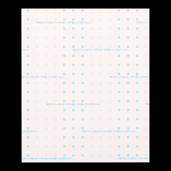 複写式領収証 大判サイズ 2面付ドブ付 文字入 緑 RC-2274-CoC ☆