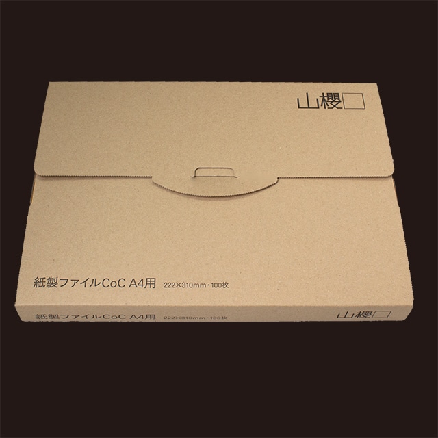 紙製クリアファイルCoC A4用(片面半透明) ☆