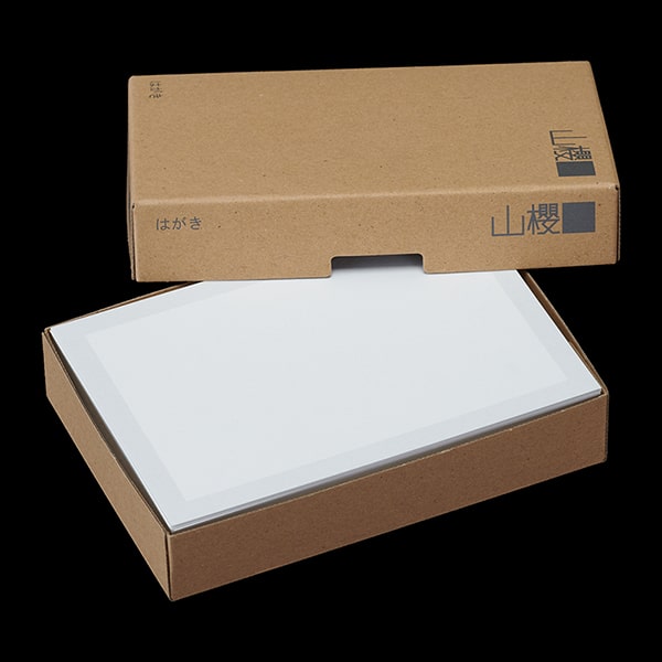 弔事はがき 6046 鼠枠 〒グレイ枠入