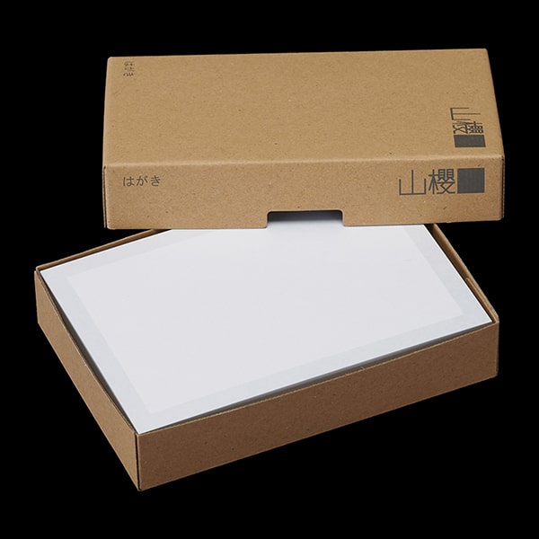 弔事はがき 6066 鼠枠CoC 〒グレイ枠入 ☆