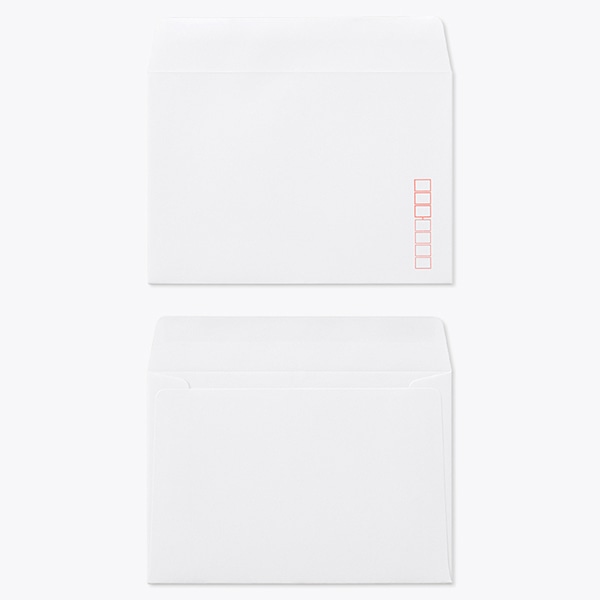 封筒 洋2 カマス貼 本ケントCoC 100 〒枠入 ☆