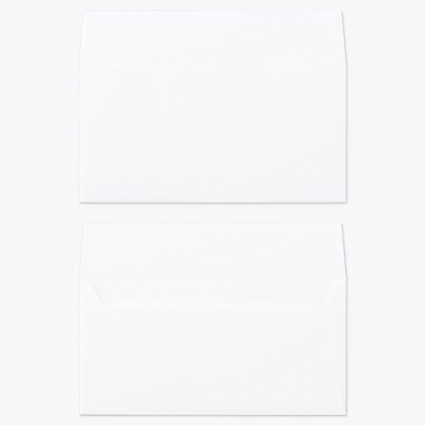 封筒 洋長3 カマス貼 ARウルトラホワイトCoC 130 〒枠ナシ ☆