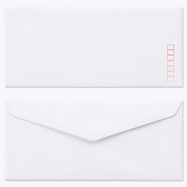 封筒 洋4 ダイヤ貼 KPケントCoC 100 〒枠入 ☆