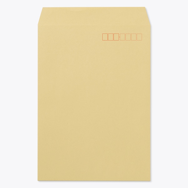封筒 角2 スミ貼 GクラフトCoC 85 〒枠入 ☆