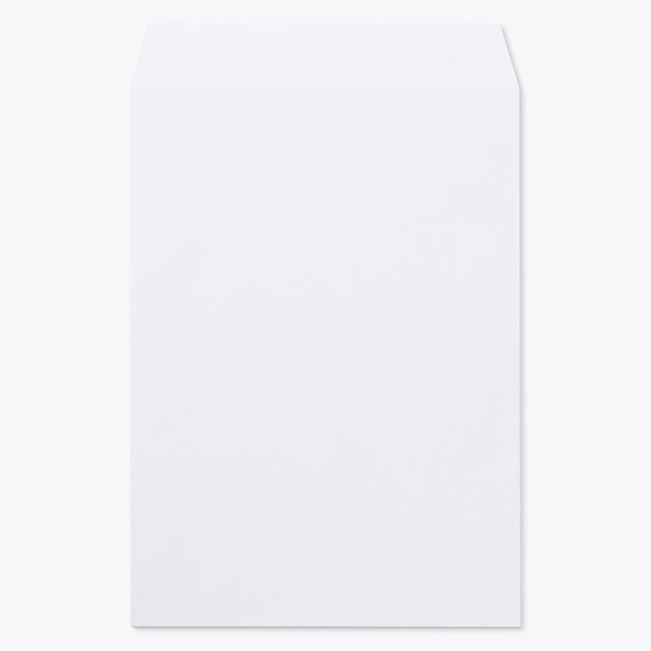 角2 スミ貼 竹ホワイトCoC 地紋入 100 〒枠ナシ ☆ の封筒印刷