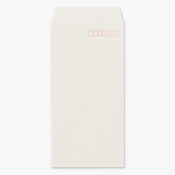 封筒 長3 中貼 ホワイトCoC 80 グット 〒枠入 ☆