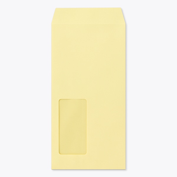 封筒 長3 窓付 中貼 KクリームCoC 85 〒枠ナシ A642 ☆