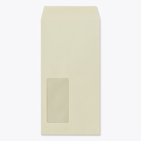 封筒 長3 窓付 中貼 KシルバーCoC 85 〒枠ナシ A647 ☆