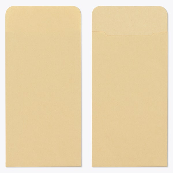 山櫻封筒 別寸長3 マチ付ガゼット貼 クラフトCoC 70 〒枠ナシ