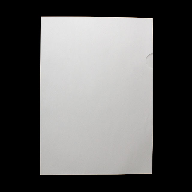 紙製クリアファイルCoC A5用(片面半透明) ☆